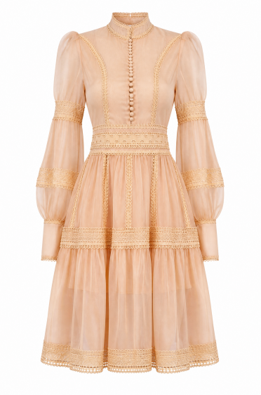 Rochie damă bej - Moonstone.ro Rochie damă bej