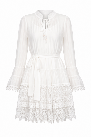 Rochie damă albă - Moonstone.ro Rochie damă albă